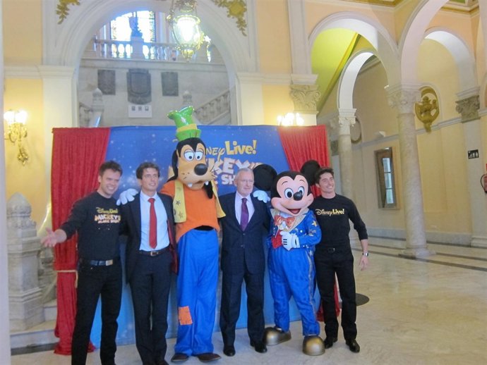 Presentación del show 'La magia de Mickey'.