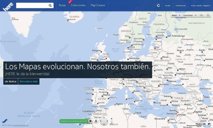Mapas Here de Nokia