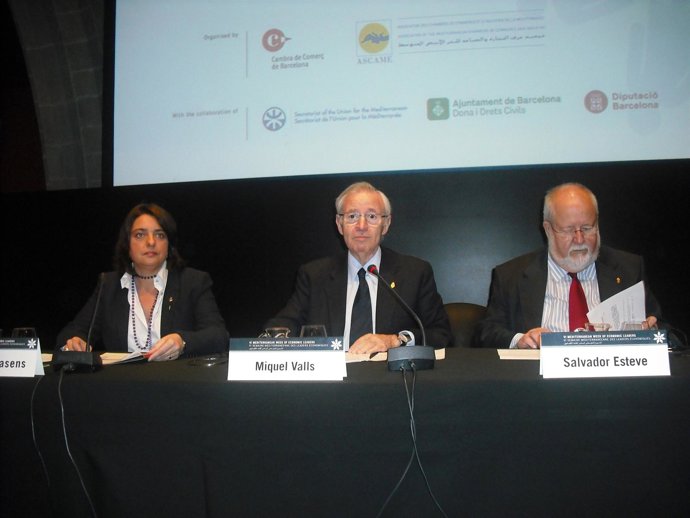 Sònia Recasens, Miquel Valls, y Salvador Esteve 