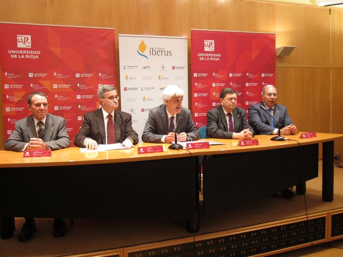 Rueda de prensa tras la reunión del Consejo Rector de Campus Iberus