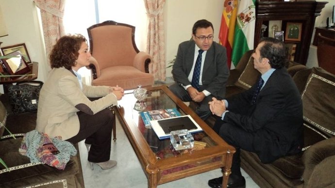 Miguel Ángel Heredia, Pilar Serrano y Francisco Javier Lara.