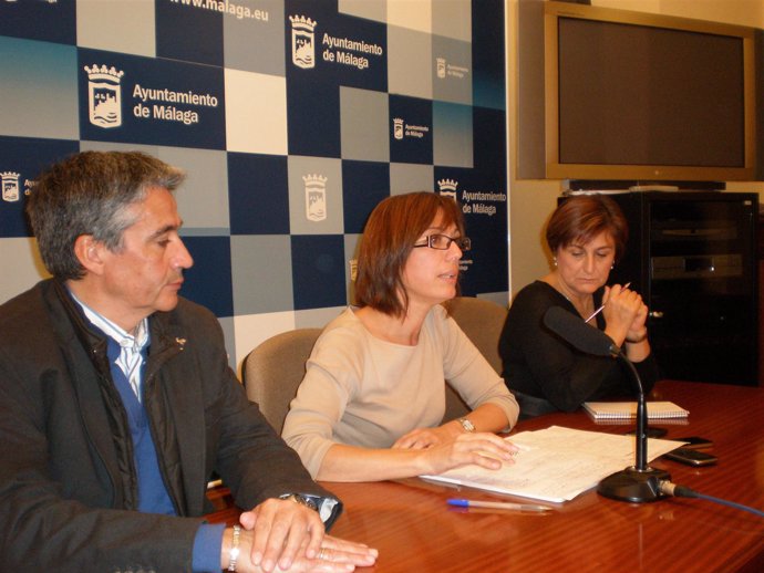 María Gámez en rueda de prensa  