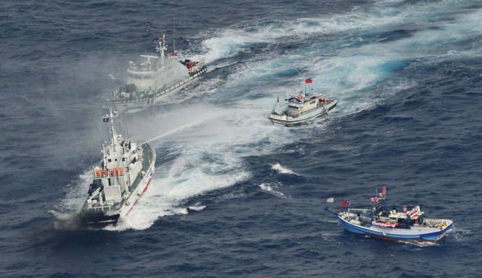 Decenas de barcos taiwaneses han entrado en las aguas de las islas Senkaku