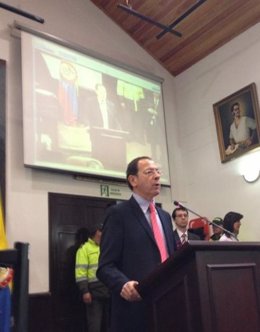 El alcalde Miguel Ángel Cámara en Bogotá