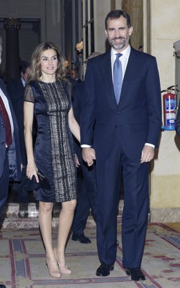 Principe Felipe y princesa Letizia