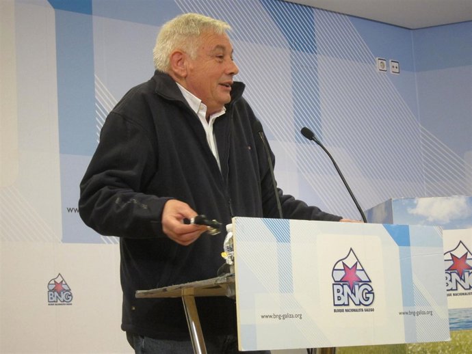 El portavoz nacional del BNG, Guillerme Vázquez