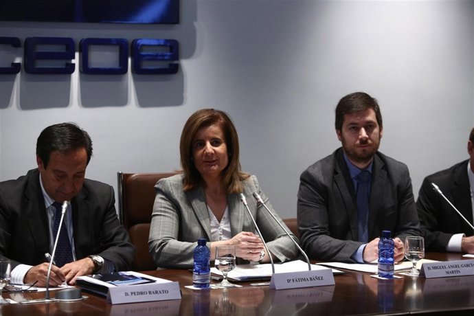 Ministra de Empleo, Fátima Bañez