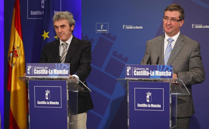 Esteban y Marín en rueda de prensa