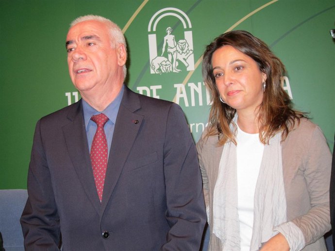 Luciano Alonso junto a Isabel Ambrosio