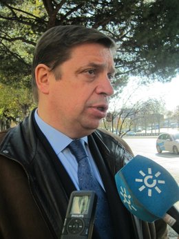 Planas, atiende a los medios en Madrid