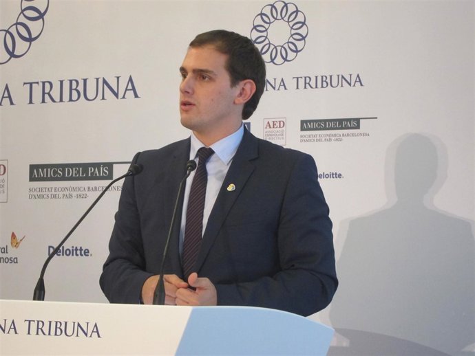 Albert Rivera (C's) en el Barcelona Tribuna