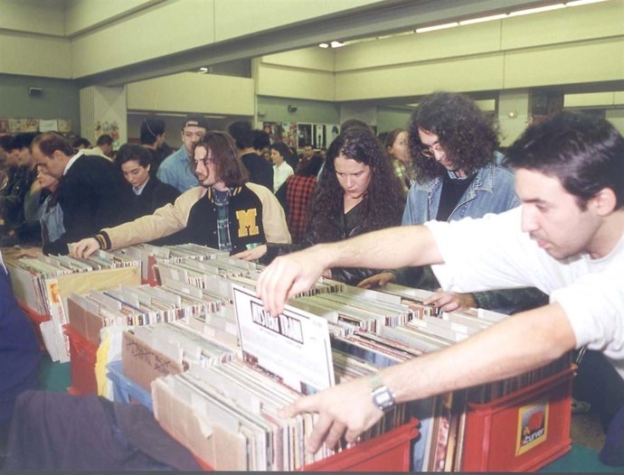 Imagen de una de las ferias del disco