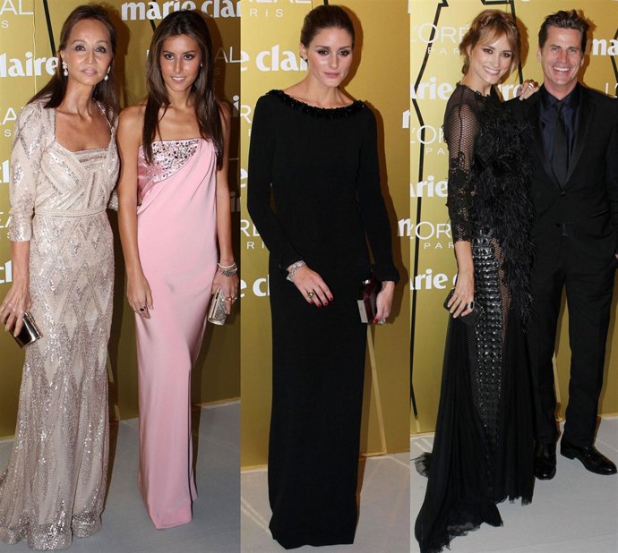 Montaje Isabel Preysler, Ana Boyer, Olivia Palermo, Alba Carrillo,Mark Vanderloo
