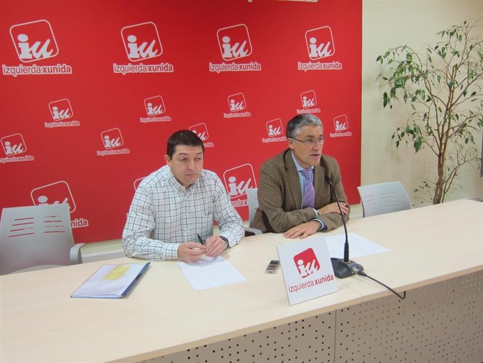 Por la izquierda, Gareth y Orviz, durante la rueda de prensa.