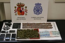 Imagen de la droga intervenida