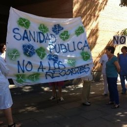 Encierro centro de salud