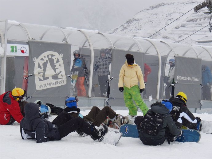 Baqueira Beret, snowboard, esquí