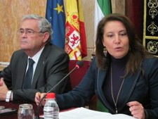 Crespo, en rueda de prensa en Almería