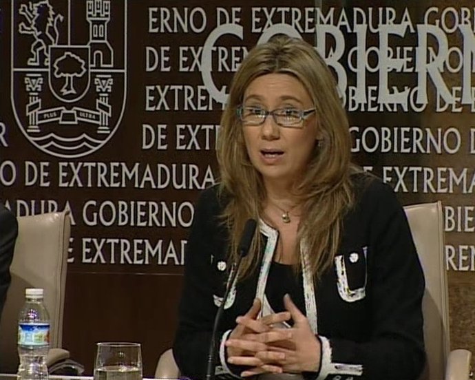 Vicepresidenta de Extremadura, Cristina Teniente