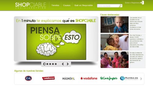 Página web Shopciable.Com