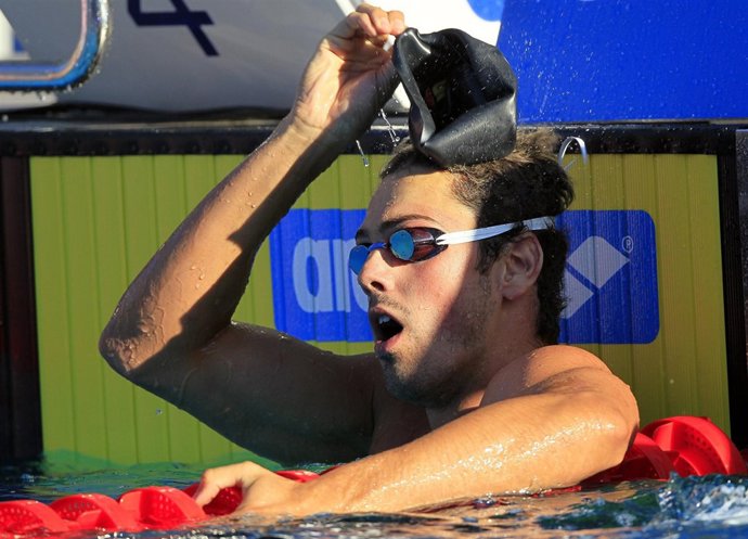 Rafa Muñoz tras las semifinales de 50 mariposa