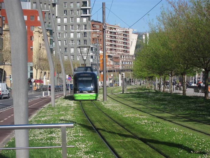 El tranvía de Bilbao