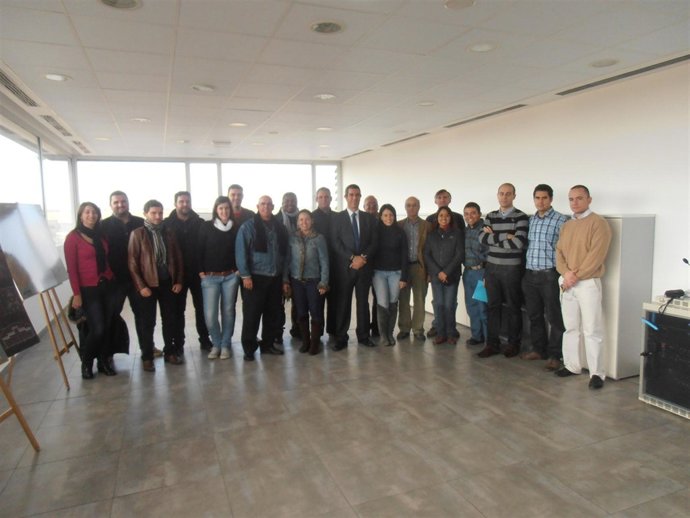 Los alumnos del Máster sobre Sistemas Aeroportuarios de la UPM.
