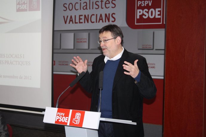 Ximo Puig Durante Su Intervención En El Foro De Buen Gobierno Del PSPV