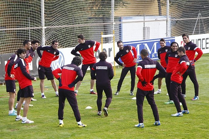 Entrenamiento Atlético de Madrid 