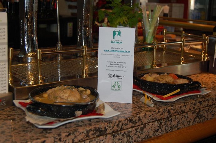 Imagen de una de las tapas participantes en la ruta de la chuchara 2011 en Parla