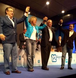 Zoido, Muñoz, Arenas y Bendodo en el Congreso del PP de Marbella