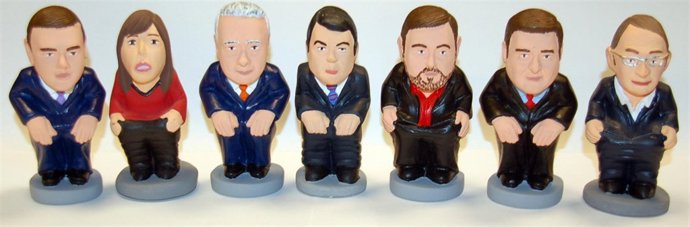 Caganers de los políticos catalanes