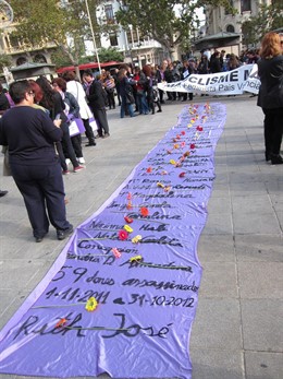 Homenaje A Las Víctimas De Violencia De Género