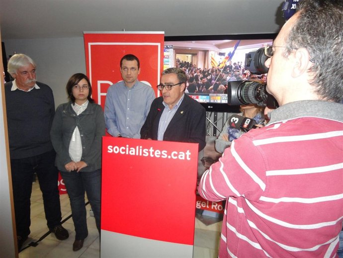 Àngel Ros (PSC) valora los resultados del 25-N en Lleida