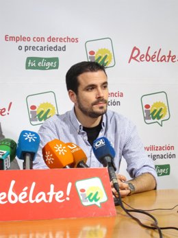 Alberto Garzón, diputado de IU en el Congreso