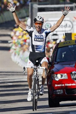 El ciclista danés Niki Sorensen en el Tour