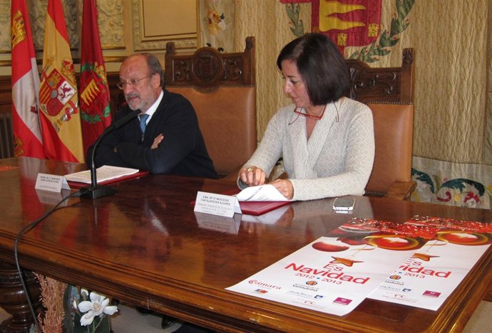 El alcalde de Valladolid y la concejal Mercedes Cantalapiedra