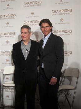 Rafa Nadal, acto Bacardí