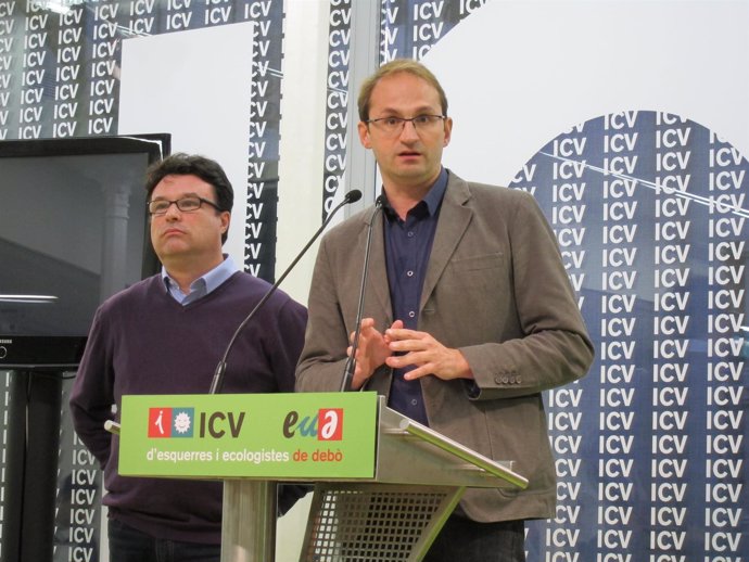 Joan Josep Nuet y Joan Herrera, ICV-EUiA