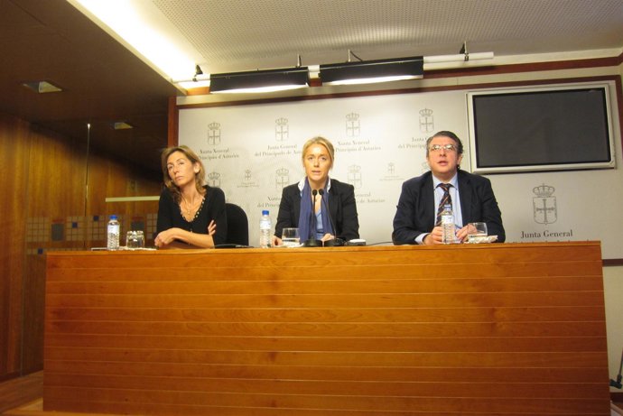Esther Landa, Cristina Coto y José Antonio Martínez