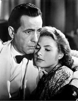 Humphrey Bogart e Ingrid Bergman