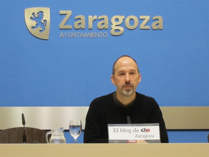 El concejal de CHA, Carmelo Asensio