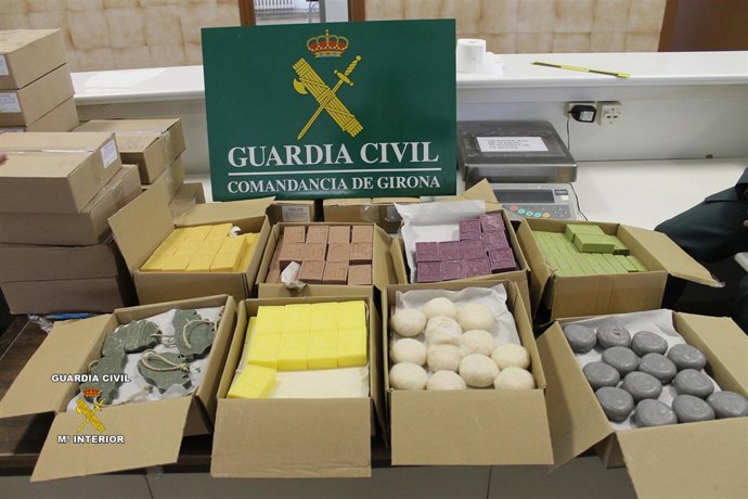 Pastillas de jabón con cocaína