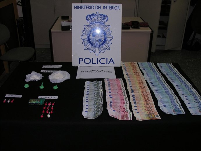 Efectos incautados en dos operaciones desarrolladas en Málaga