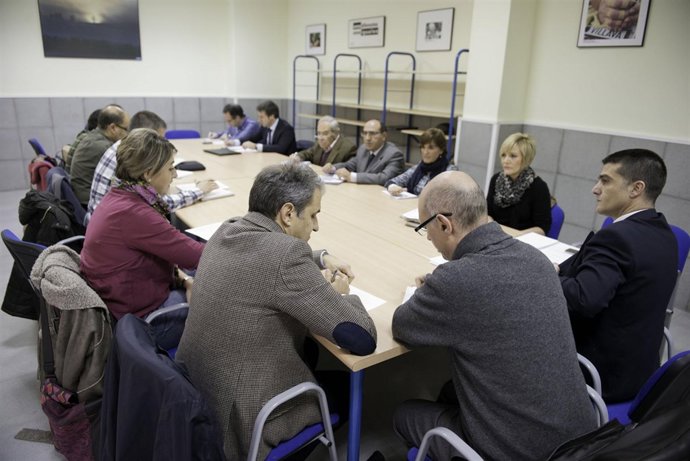 Reunión entre el Gobierno de Navarra y entidades sociales.