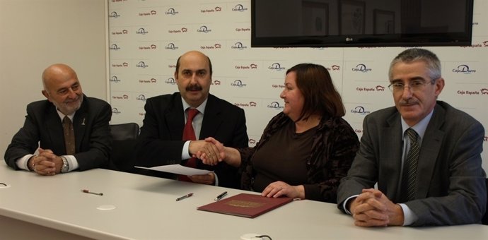 Avelino Vázquez, Fernández Corral, Olvido Nistal y Ángel Cimadevilla