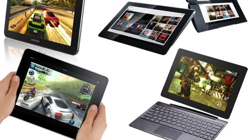 Distintos modelos de tablets