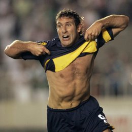 Martin Palermo, del Boca Juniors