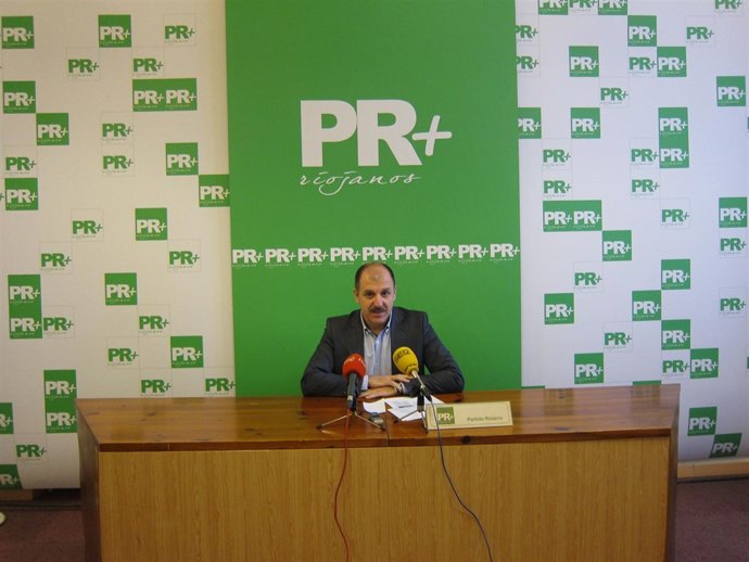   El Presidente Y Diputado De PR+ Riojanos, Miguel González De Legarra