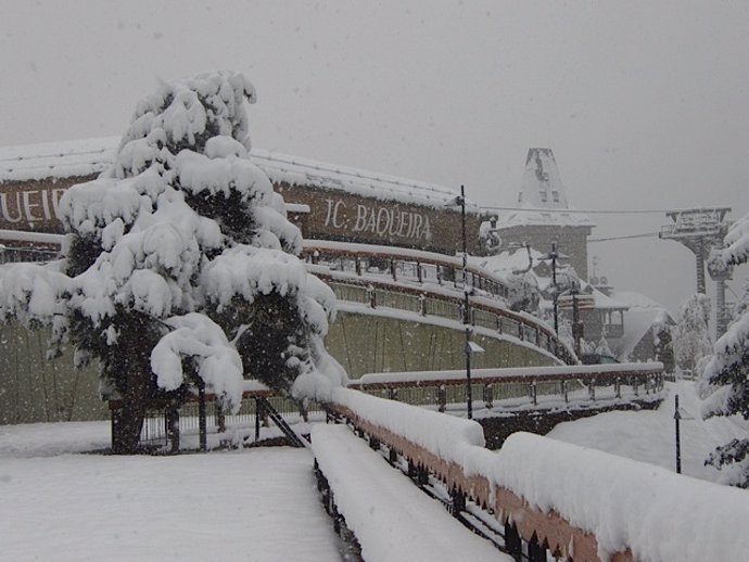 Estación de esquí de Baqueira Beret, nevadas, esquí